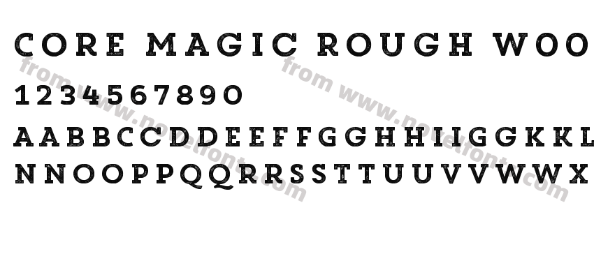 Core Magic Rough W00 RegularPreview