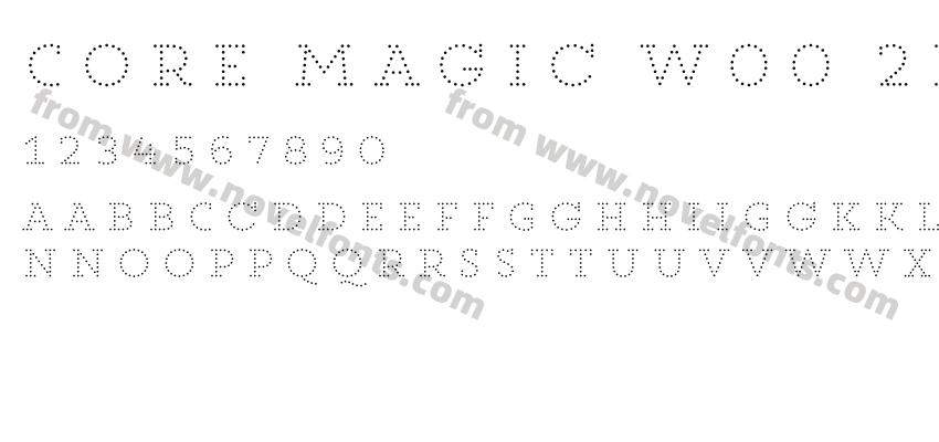 Core Magic W00 2D Dot1Preview