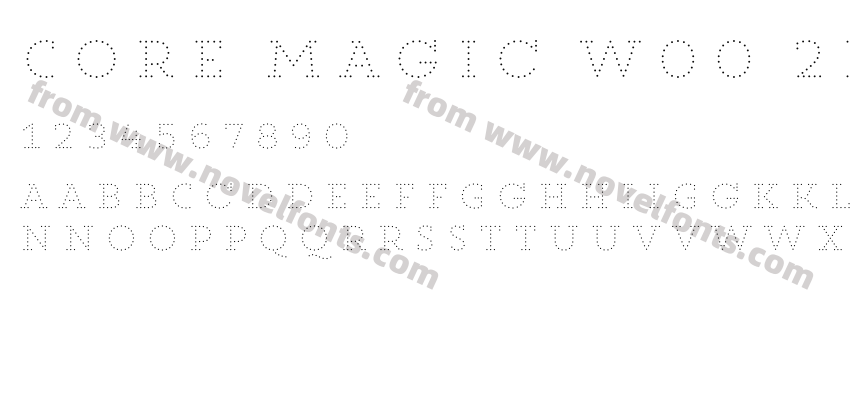 Core Magic W00 2D Dot2Preview