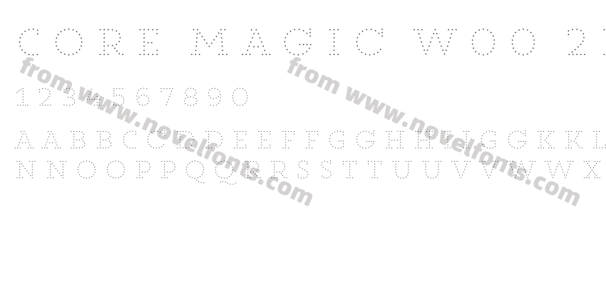 Core Magic W00 2D Dot3Preview