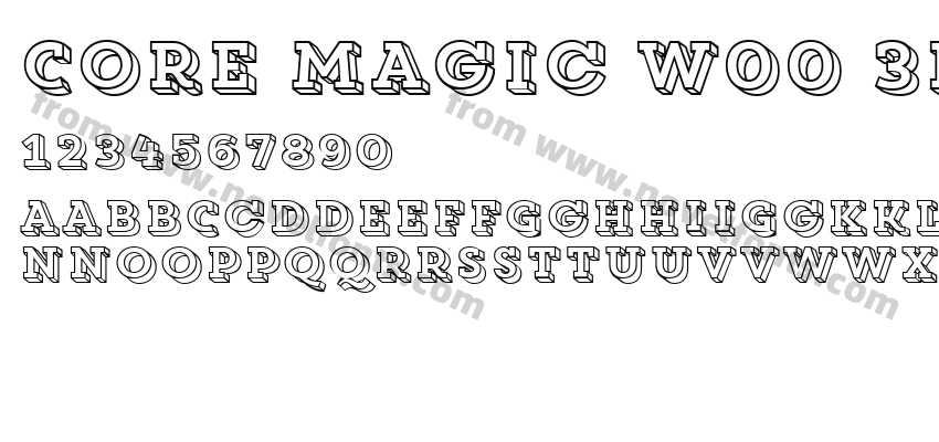 Core Magic W00 3D FramePreview