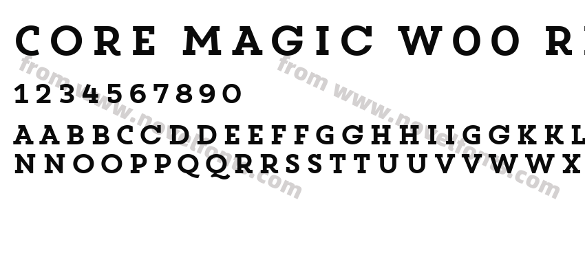 Core Magic W00 RegularPreview