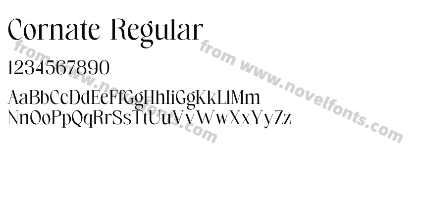 Cornate RegularPreview