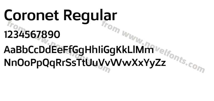 Coronet RegularPreview