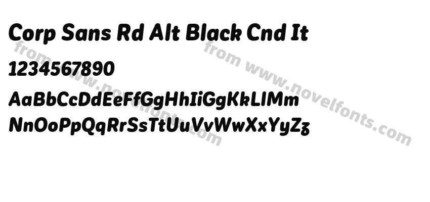 Corp Sans Rd Alt Black Cnd ItPreview