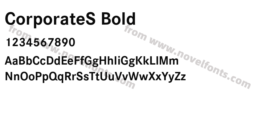 CorporateS BoldPreview