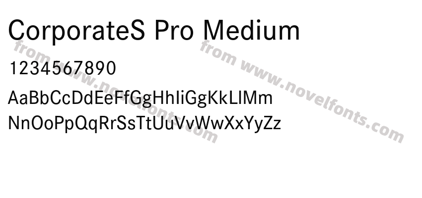 CorporateS Pro MediumPreview