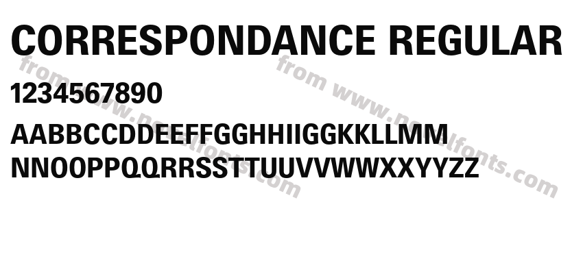Correspondance RegularPreview