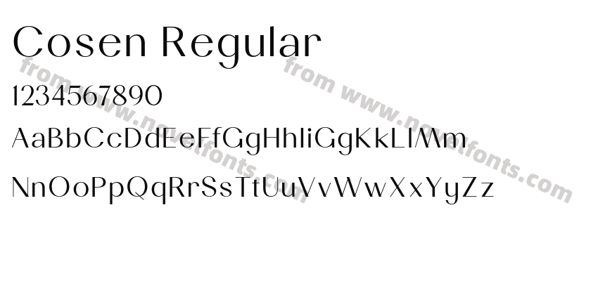 Cosen RegularPreview
