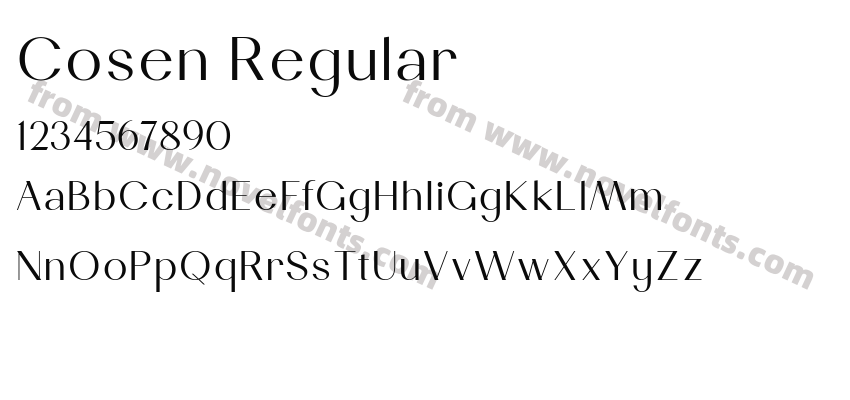 Cosen RegularPreview