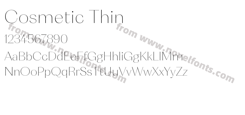 Cosmetic ThinPreview