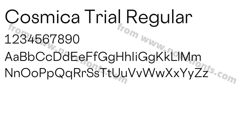 Cosmica Trial RegularPreview