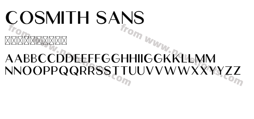 Cosmith SansPreview