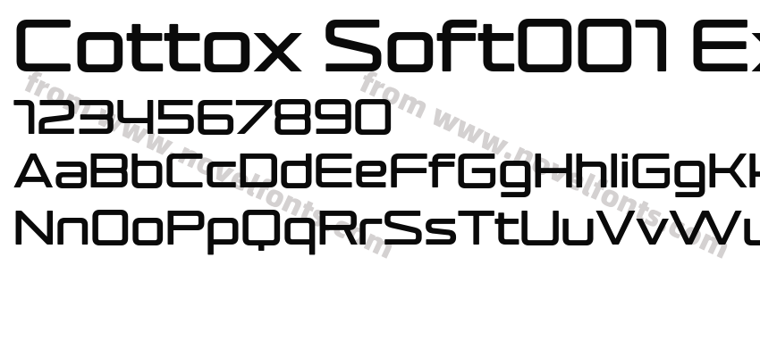 Cottox Soft001 Extra BoldPreview