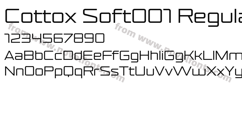 Cottox Soft001 RegularPreview