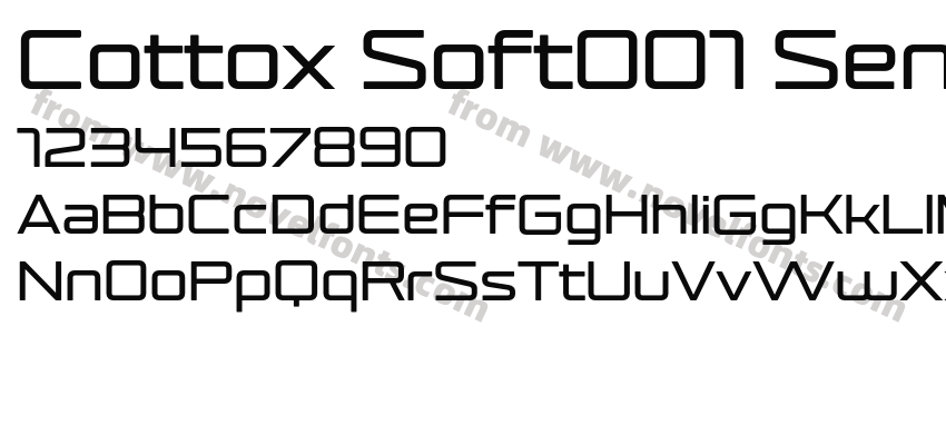 Cottox Soft001 SemiboldPreview