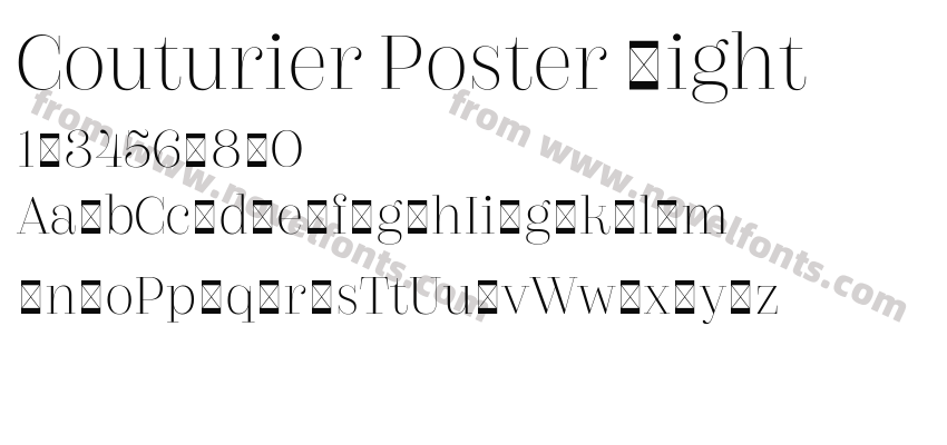Couturier Poster LightPreview