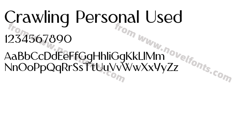 Crawling Personal UsedPreview