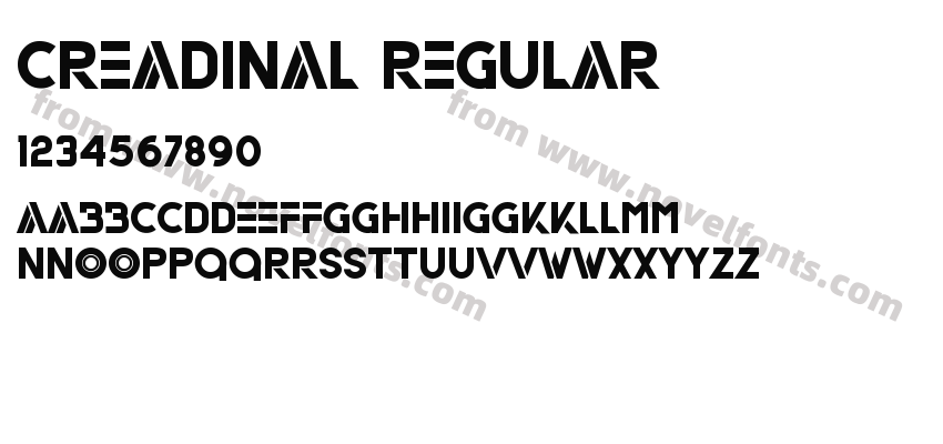 Creadinal RegularPreview