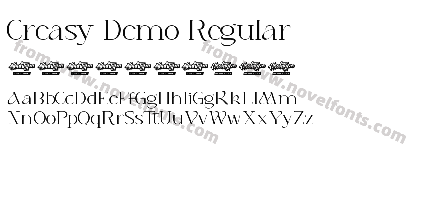 Creasy Demo RegularPreview