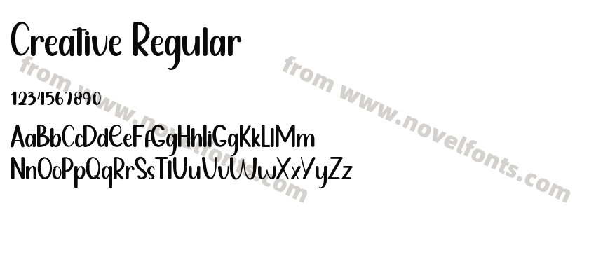 Creative RegularPreview