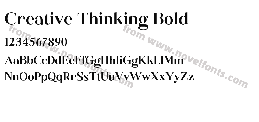 Creative Thinking BoldPreview