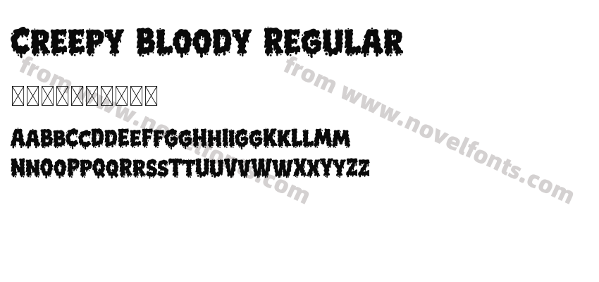 Creepy Bloody RegularPreview
