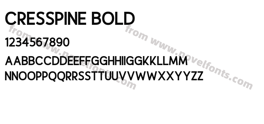 Cresspine BoldPreview
