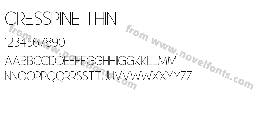 Cresspine ThinPreview
