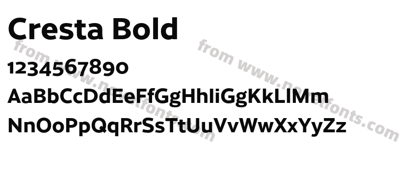 Cresta BoldPreview
