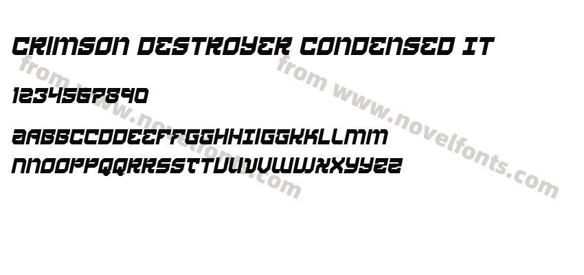 Crimson Destroyer Condensed ItPreview
