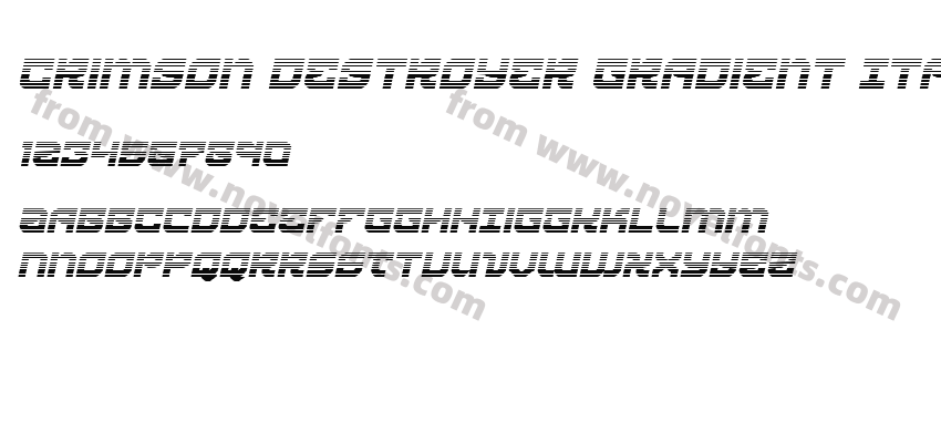 Crimson Destroyer Gradient ItaPreview