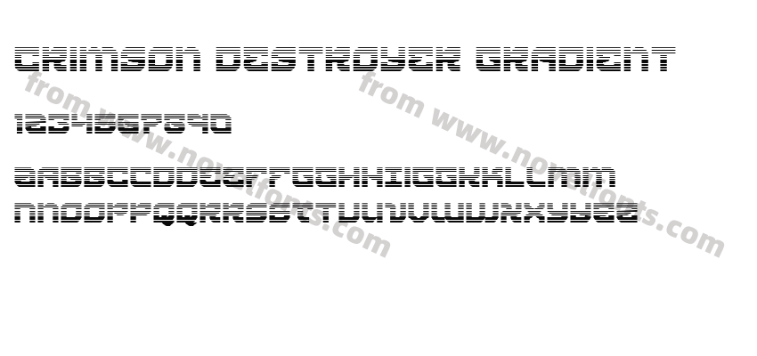 Crimson Destroyer GradientPreview