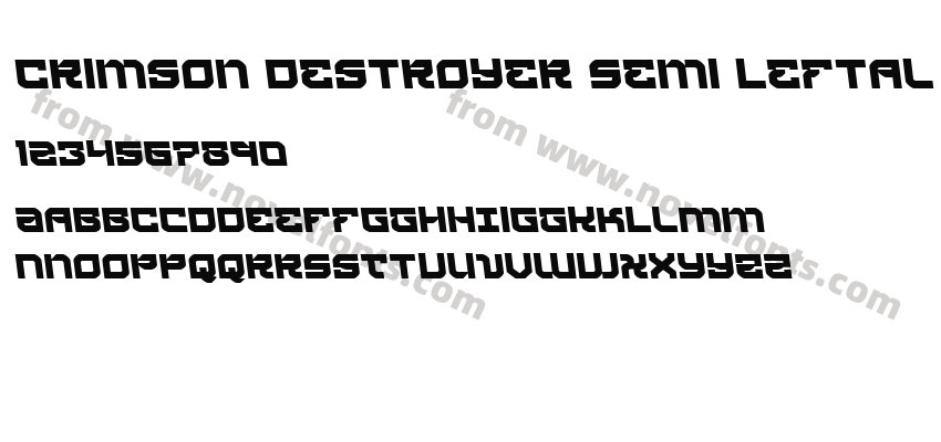 Crimson Destroyer Semi LeftalPreview