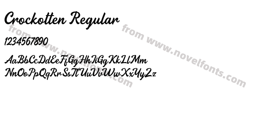 Crockotten RegularPreview