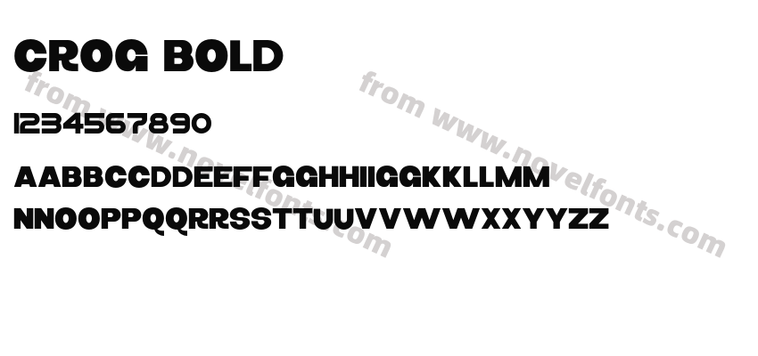 Crog BoldPreview