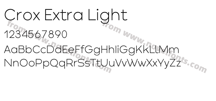 Crox Extra LightPreview