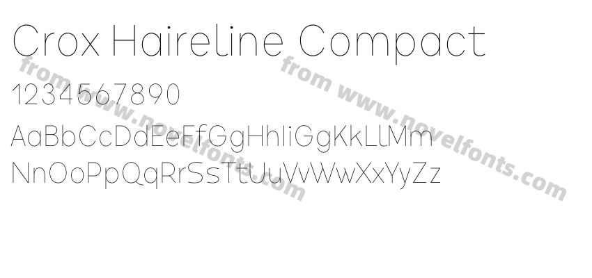 Crox Haireline CompactPreview