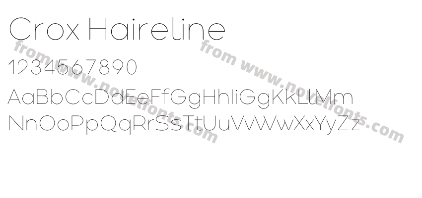 Crox HairelinePreview