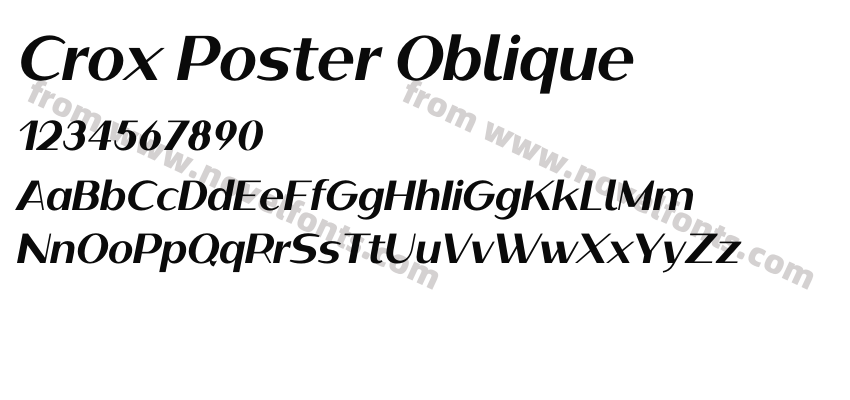 Crox Poster ObliquePreview