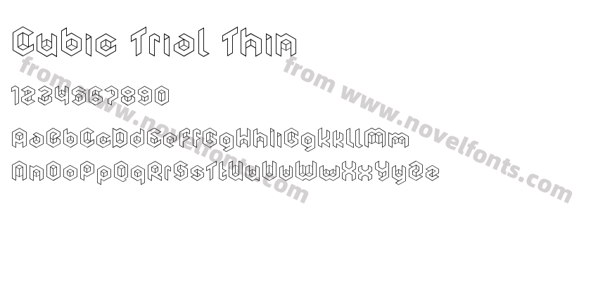 Cubic Trial ThinPreview