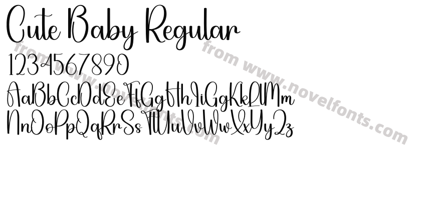 Cute Baby RegularPreview