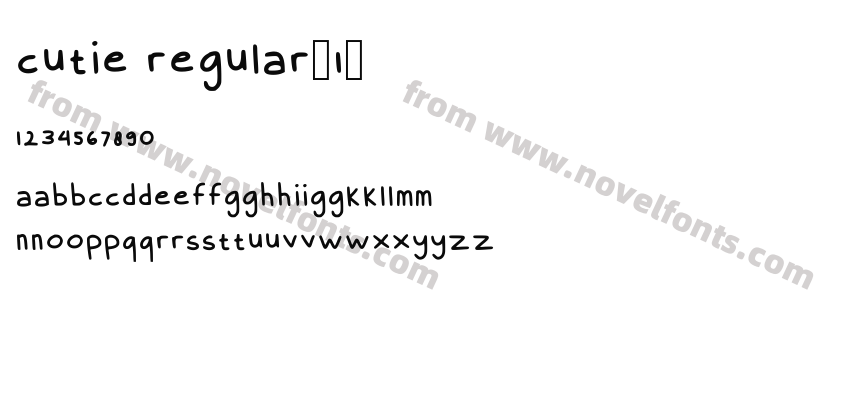 Cutie RegularPreview