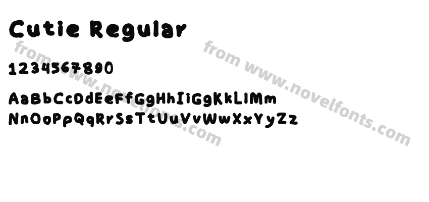 Cutie RegularPreview