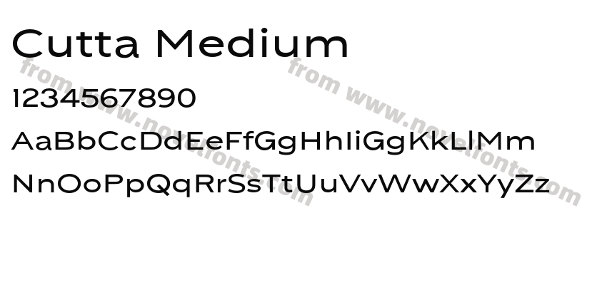 Cutta MediumPreview