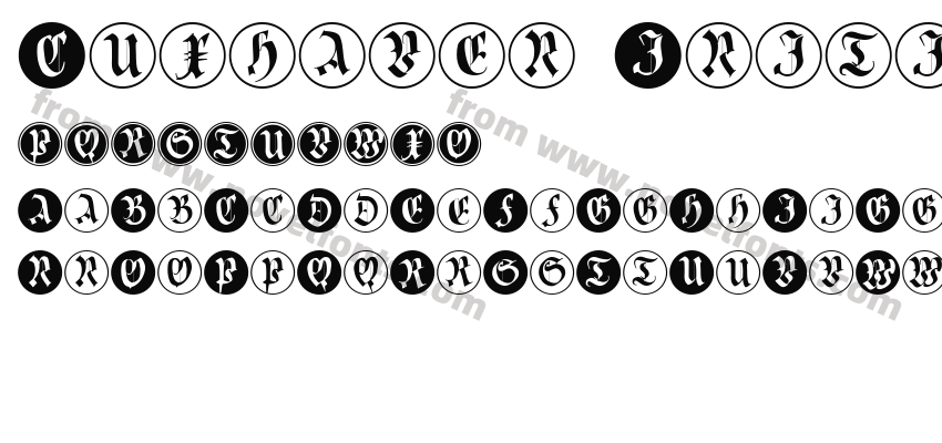 Cuxhaven Initials RoundPreview