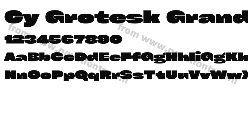 Cy Grotesk Grand BlackPreview