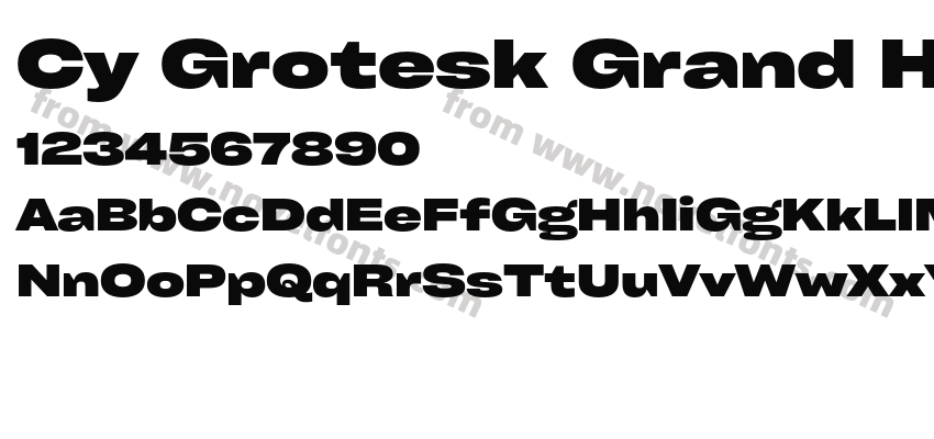 Cy Grotesk Grand HeavyPreview