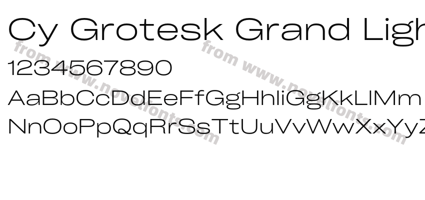 Cy Grotesk Grand LightPreview