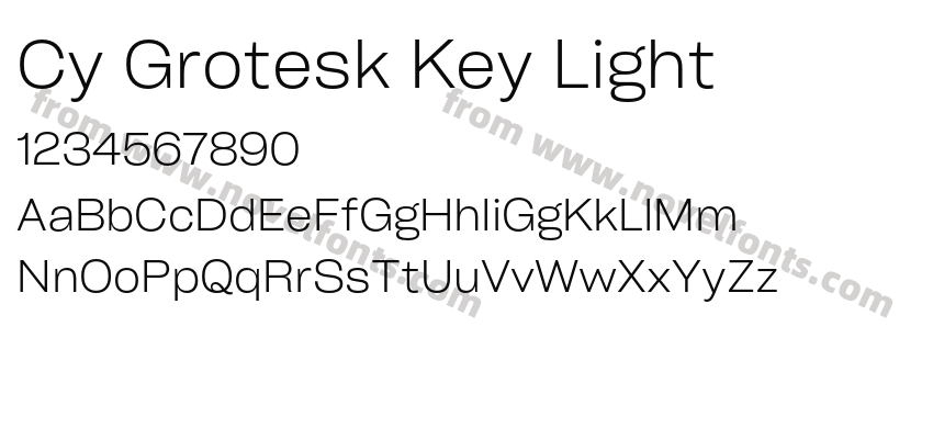 Cy Grotesk Key LightPreview
